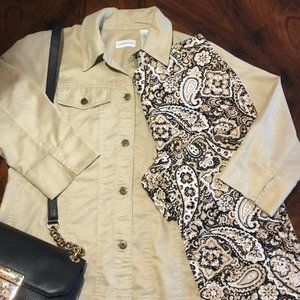 Faux Suede Tan Jacket